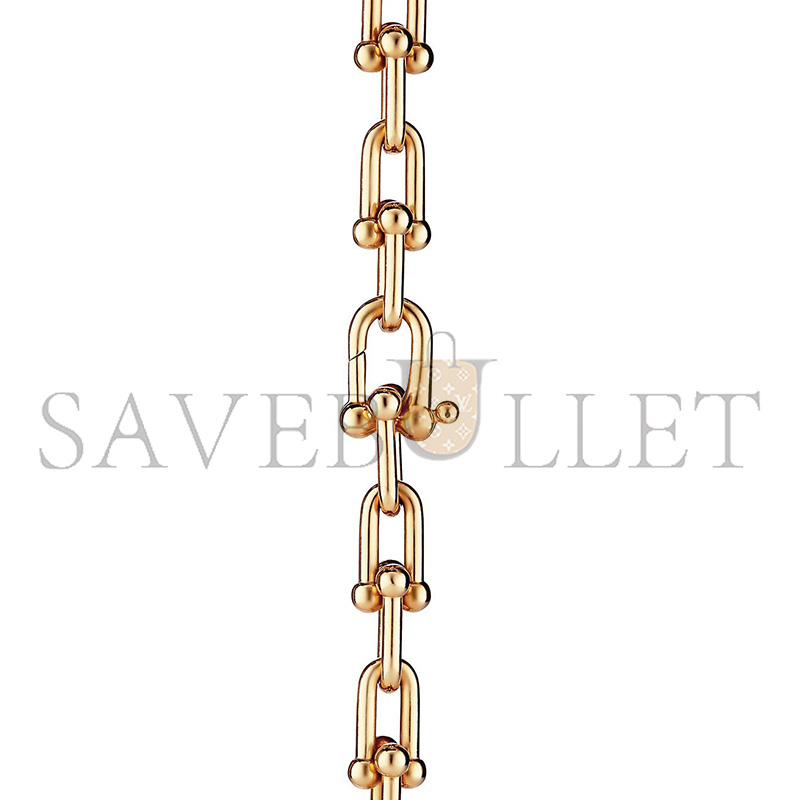 TIFFANY SMALL LINK PEARL NECKLACE IN YELLOW GOLD WITH FRESHWATER PEARLS 70606097